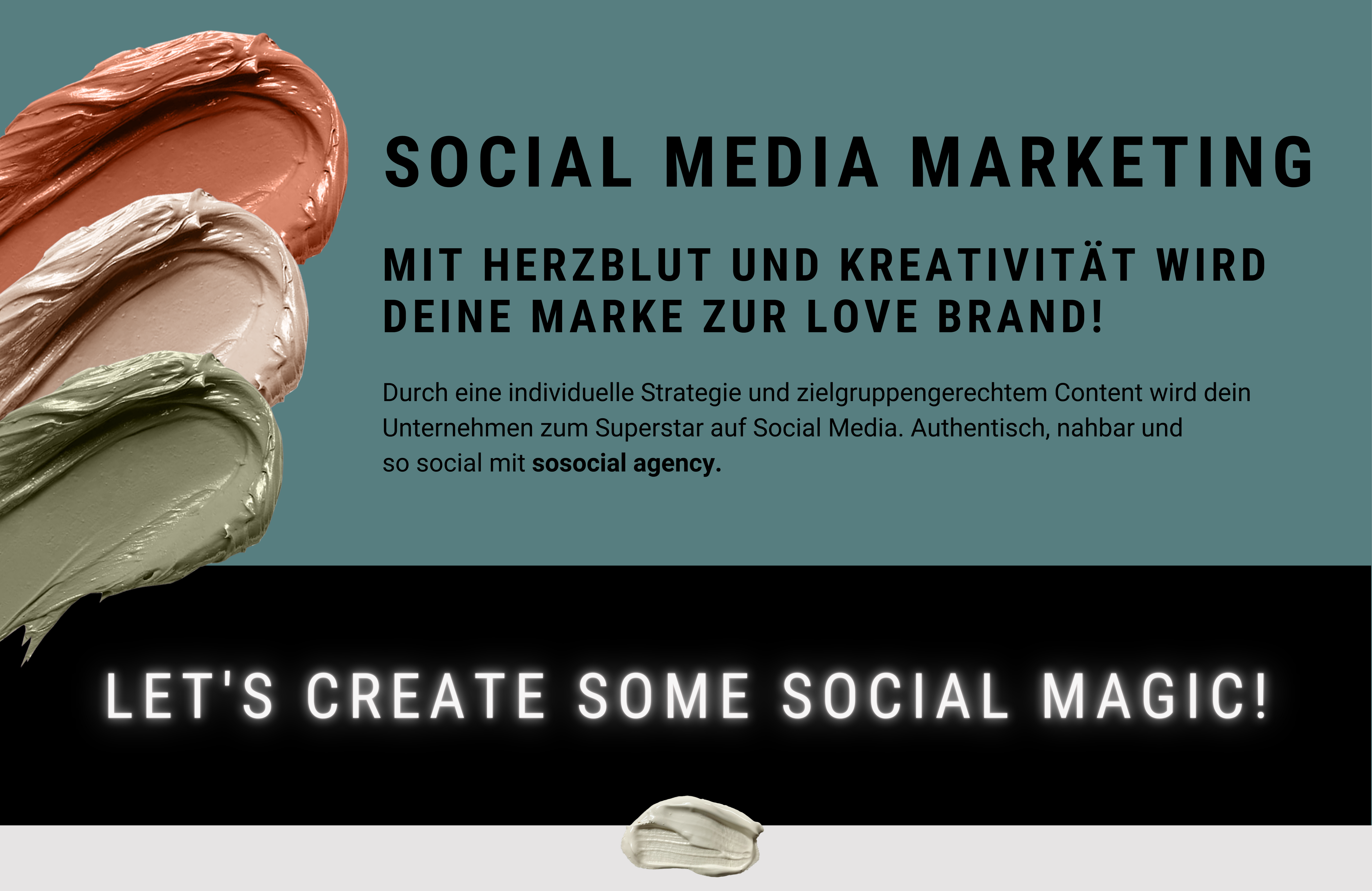 Social Media Marketing. Mit Herzblut und Kreativität wird deine Marke zur Love Brand! Individuelle Strategie, zielgruppengerechter Content, authentisch und nahbar.